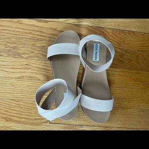 Nude Steve Madden Wrap Sandals